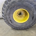 18"W x 16.1"D, John Deere Yellow 8-Hole Formed Plate