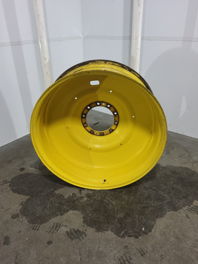 16"W x 42"D, John Deere Yellow 10-Hole Formed Plate