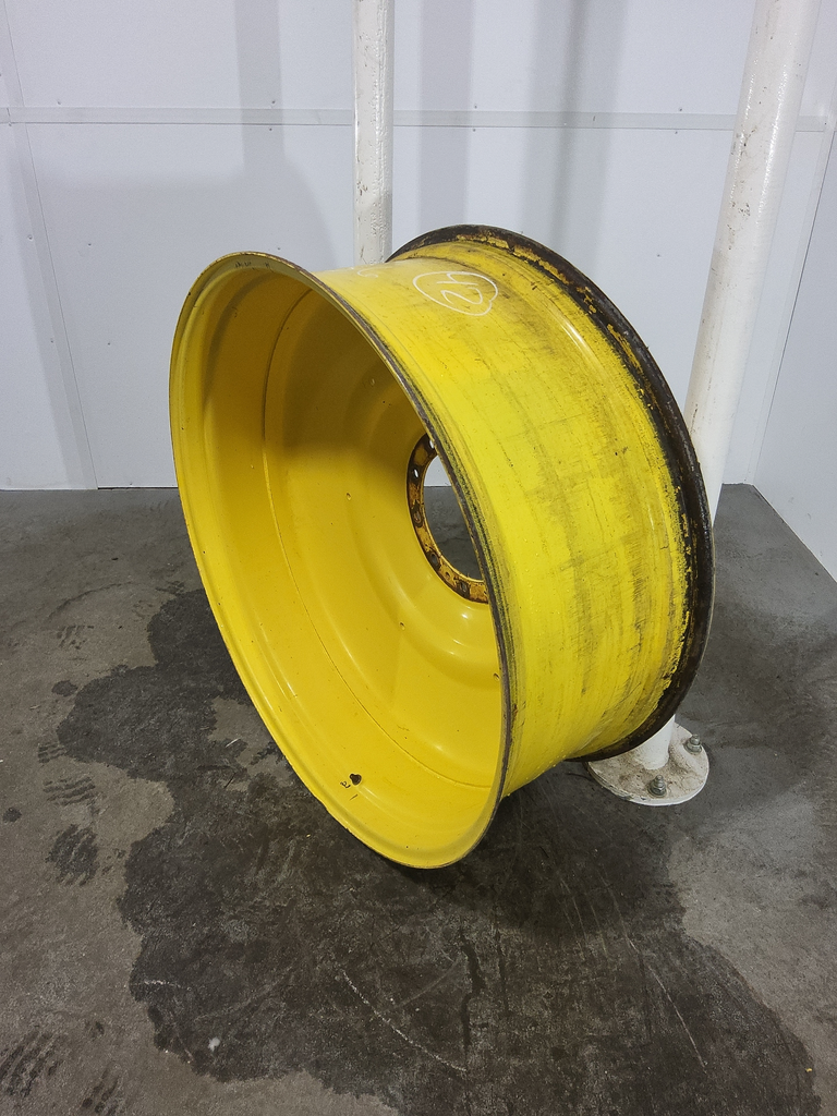 16"W x 42"D, John Deere Yellow 10-Hole Formed Plate