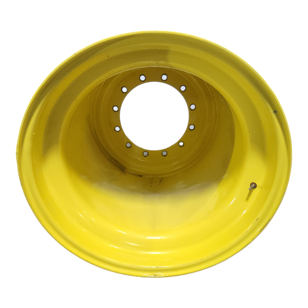 36"W x 32"D, John Deere Yellow 12-Hole Formed Plate