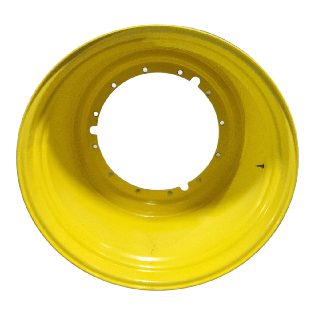 38"W x 46"D, John Deere Yellow 12-Hole Stub Disc