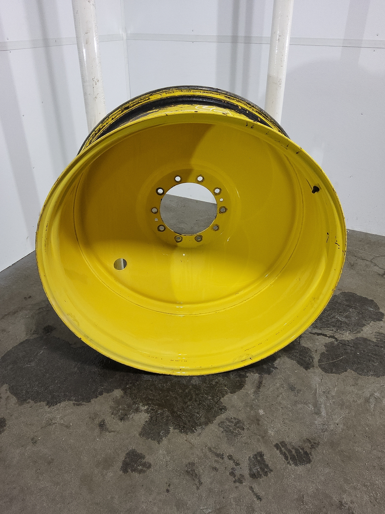 18"W x 42"D, John Deere Yellow 10-Hole Formed Plate