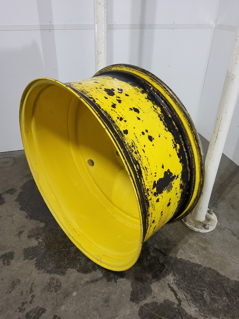 18"W x 42"D, John Deere Yellow 10-Hole Formed Plate