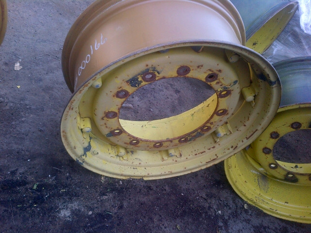 12"W x 28"D, John Deere Yellow 12-Hole Rim with Clamp/Loop Style