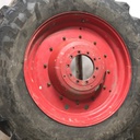 16"W x 46"D Stub Disc Rim with 10-Hole Center, Fendt/Agco Red