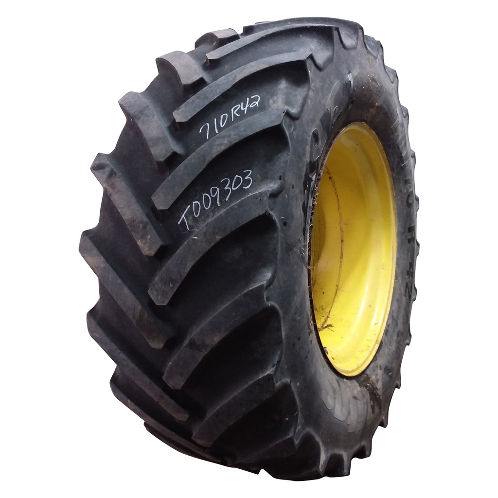 USED 710/70R42 Mitas SuperFlexion Tire (SFT) R-1W on John Deere