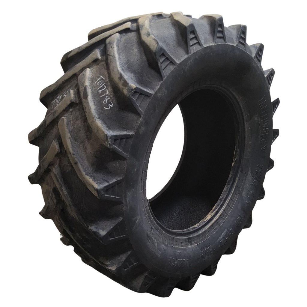 USED 750/65-38 Trelleborg Twin 414 R-1 D (8 Ply), A8 40% for Sale