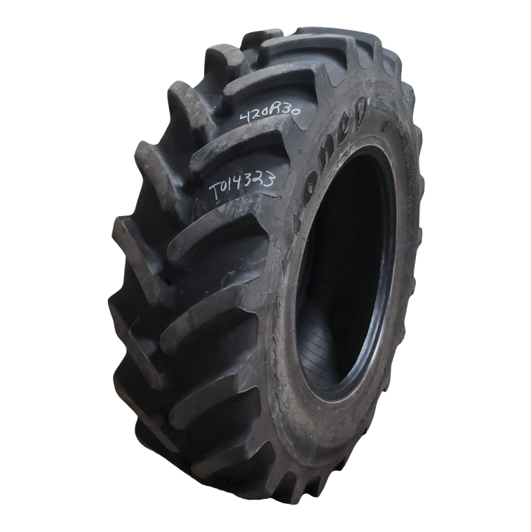 USED 420/90R30 Firestone Maxi Traction R-1W 145D 90% for Sale