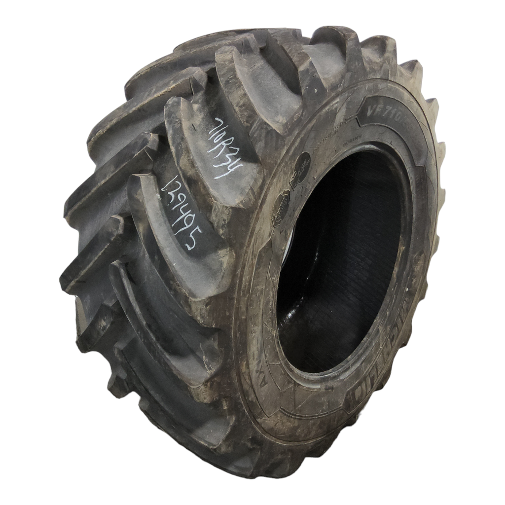 USED VF710/55R34 Michelin AxioBib 2 R-1 167B 90% for Sale | NTS