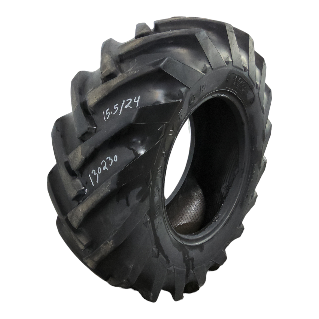 USED 15.5/80-24 Goodyear Farm Sure Grip Implement I-3 F (12 Ply