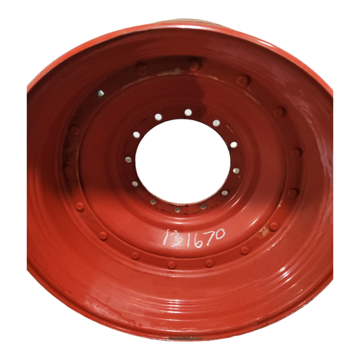 [131670] 12-Hole Stub Disc Center for 38"-54" Rim, Fendt/Agco Red