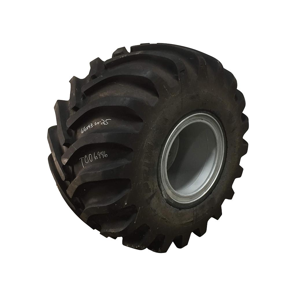 USED 66x43.00-25 Primex Terra Turbo II HF-4 H (16 Ply), 99% for