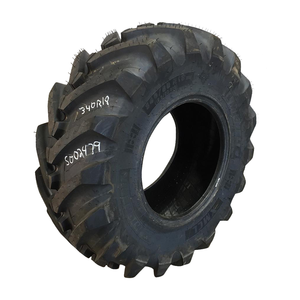 チルチルミチル USED 340/80R18 Michelin XMCL R-4 143B 99% for Sale | NTS Tire Supply