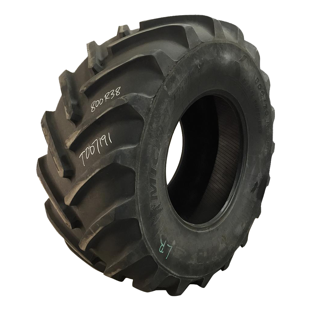 USED 800/70R38 Michelin MachXBib R-1W 173D 75% for Sale | NTS Tire