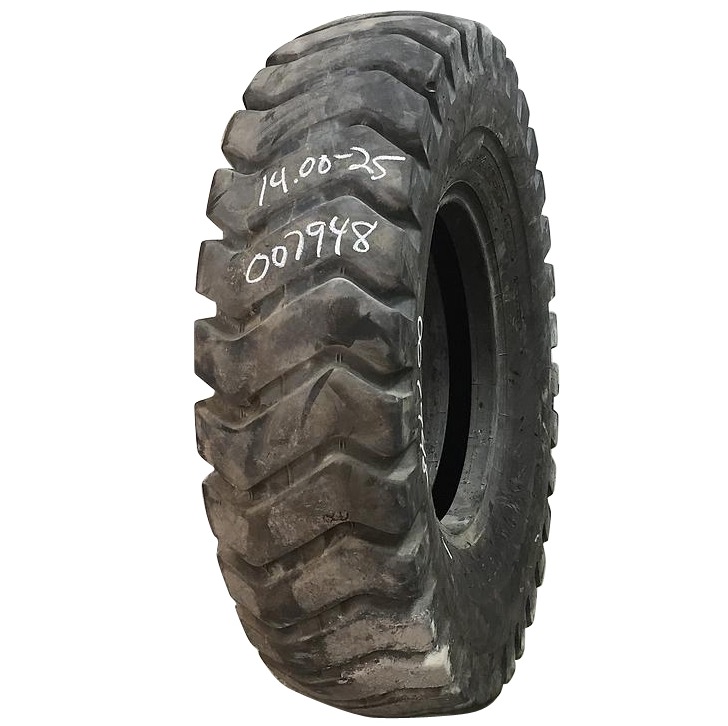 USED 14.00-25 Yokohama Y67 E-3/G-3 N (24 Ply), 70% for Sale
