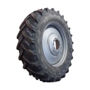 520/85R46 Mitas AC85 Radial R-1W on Case IH Silver Mist 10-Hole Formed Plate W/Weight Holes 60%