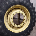 420/90R30 Firestone Radial All Traction FWD R-1 on John Deere Yellow 12-Hole Waffle Wheel (Groups of 3 bolts) 30%