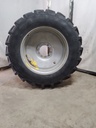 480/80R42 Alliance 846 Farm Pro II 85 Series R-1W on Case IH Silver Mist 10-Hole Formed Plate 85%