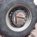 480/85R30 Goodyear Farm Special Sure Grip Radial TD8 R-2 on Case IH Silver Mist/Black 12-Hole Waffle Wheel (Groups of 2 bolts) 55%