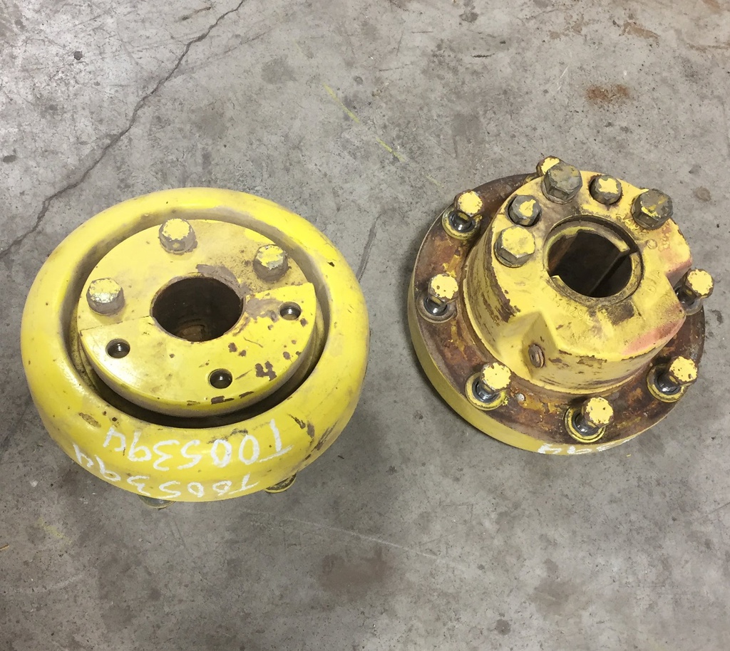 8-Hole Wedg-Lok OE Style, 3.125" (79.375mm) axle, John Deere Yellow