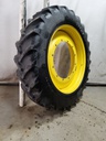 480/80R50 Goodyear Farm DT800 Super Traction R-1W on John Deere Yellow 12-Hole Stub Disc Sprayer 70%