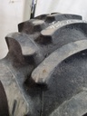 420/90R30 Firestone Radial All Traction FWD R-1 on Case IH Silver Mist 8-Hole Waffle Wheel (Groups of 2 bolts) 60%
