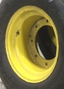 10"W x 16"D, John Deere Yellow 8-Hole Formed Plate