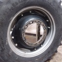 420/85R34 Firestone Radial All Traction DT R-1W on Case IH Silver Mist/Black 12-Hole Waffle Wheel (Groups of 2 bolts) 95%