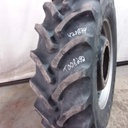 420/85R34 Firestone Radial All Traction DT R-1W on Case IH Silver Mist/Black 12-Hole Waffle Wheel (Groups of 2 bolts) 95%