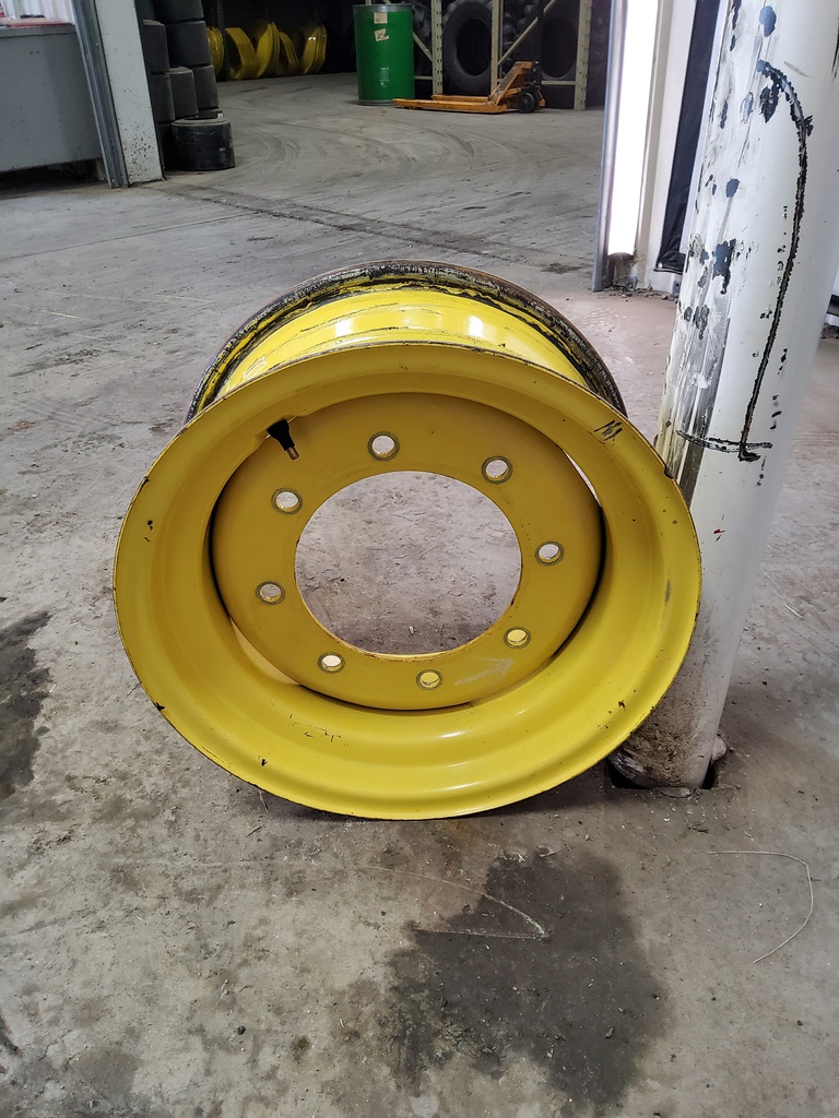 9"W x 18"D, John Deere Yellow 8-Hole Implement