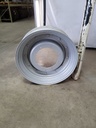 10"W x 34"D Stub Disc Rim with 8-Hole Center, Case IH Silver Mist