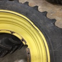 380/90R46 Firestone Radial 9000 R-1W on John Deere Yellow 12-Hole Stub Disc 90%