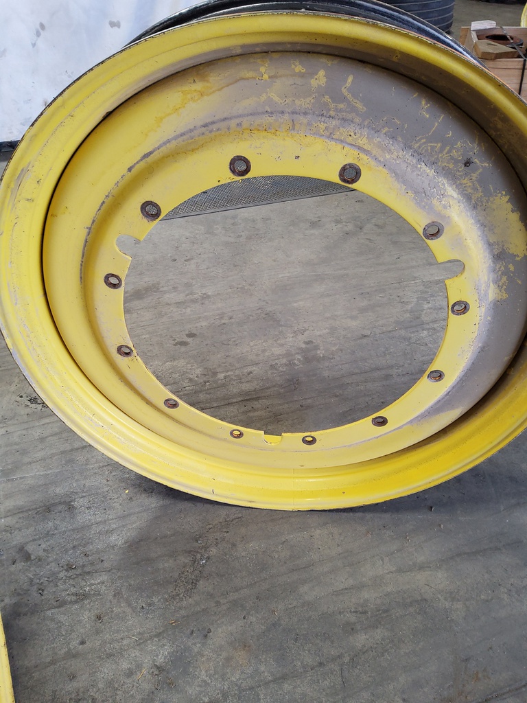 10"W x 50"D, John Deere Yellow 12-Hole Stub Disc