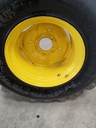 12.25"W x 19.5"D, John Deere Yellow 6-Hole Implement