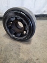 4.5" Wide Mid-Roller Bogie Wheel for Case IH Row Track Tractors Cast Spoked, Hub/Bearing(Rubber)