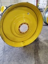 16"W x 54"D, John Deere Yellow 10-Hole Formed Plate W/Weight Holes