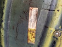 16"W x 54"D, John Deere Yellow 10-Hole Formed Plate W/Weight Holes
