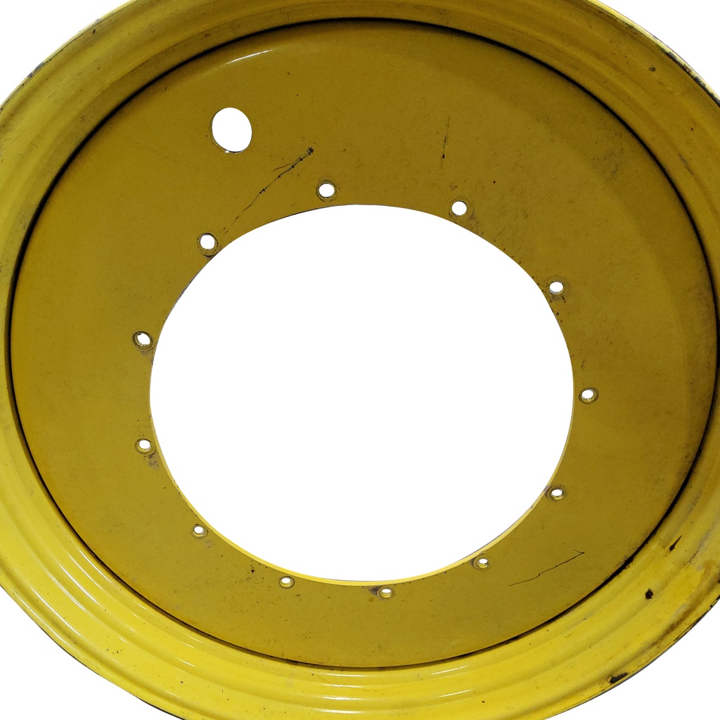 16"W x 54"D, John Deere Yellow 12-Hole Stub Disc