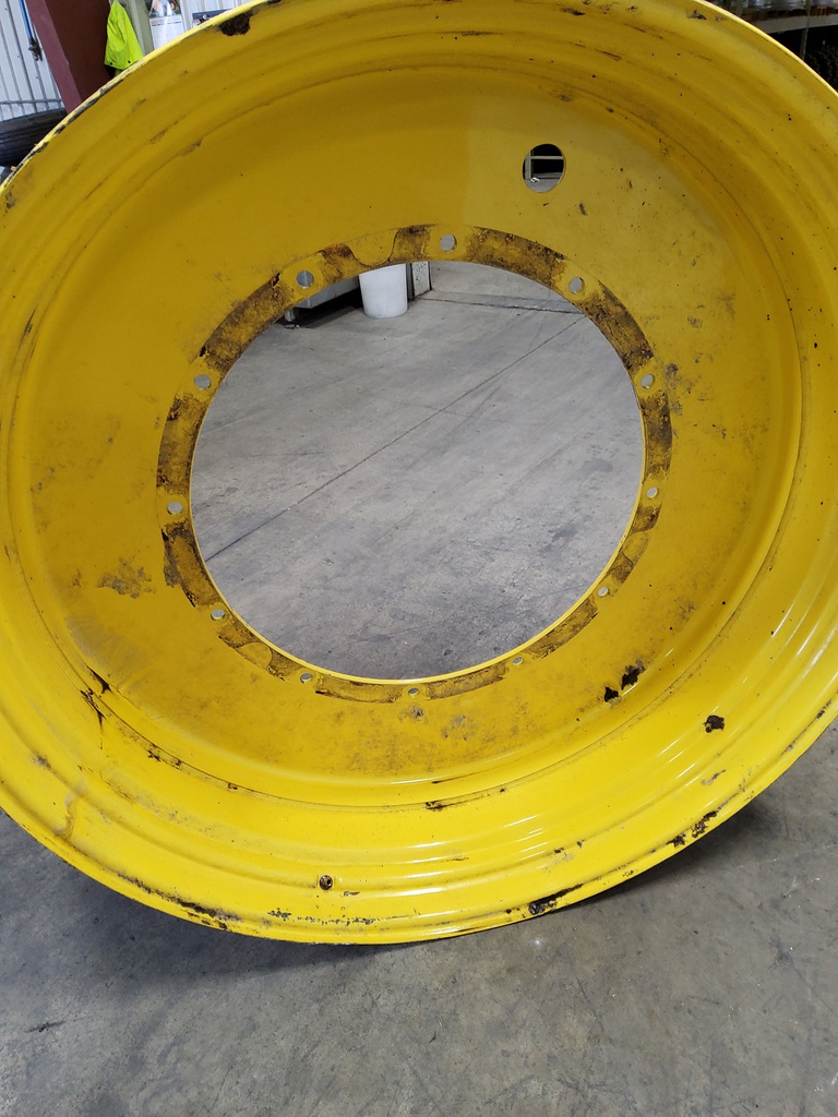 16"W x 54"D, John Deere Yellow 12-Hole Stub Disc