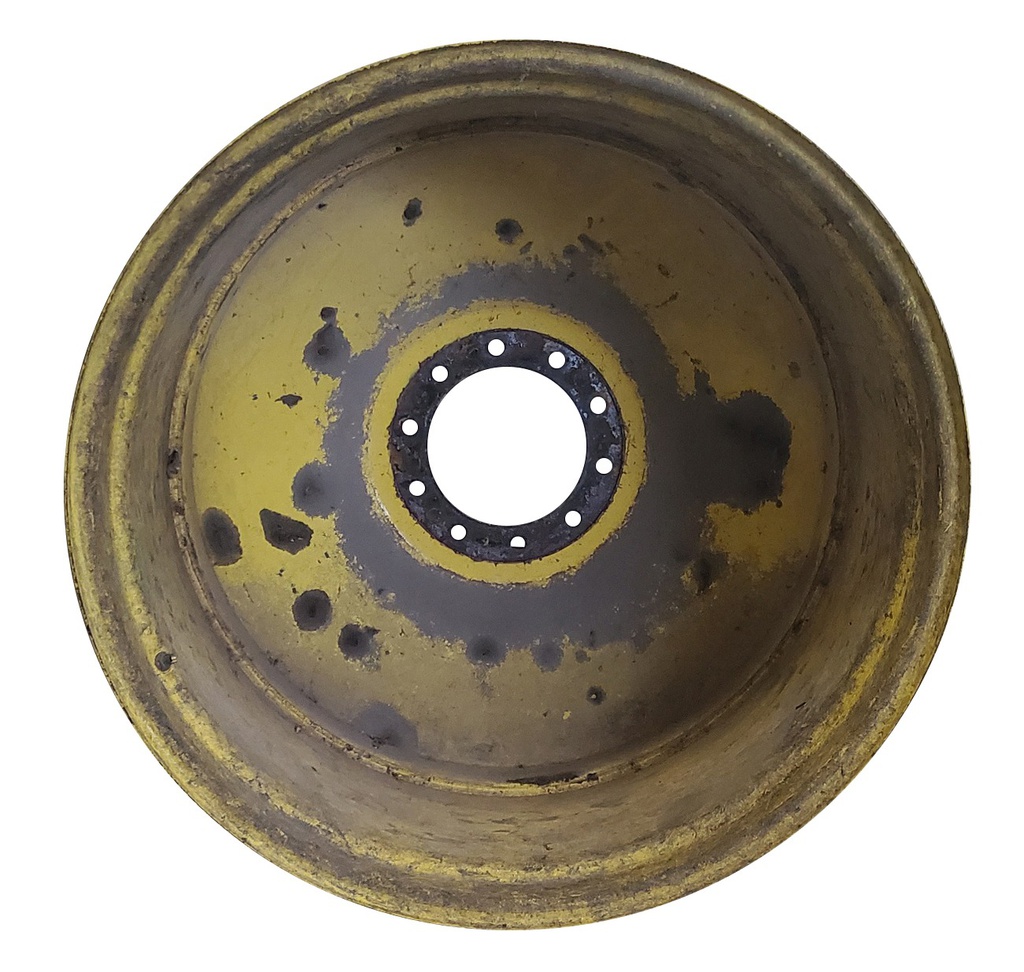 16"W x 38"D, John Deere Yellow 10-Hole Dolly Dual