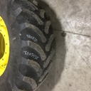 420/90R30 Firestone Radial All Traction FWD R-1 on John Deere Yellow 12-Hole Waffle Wheel (Groups of 2 bolts) 55%