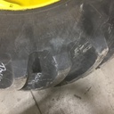 420/90R30 Firestone Radial All Traction FWD R-1 on John Deere Yellow 12-Hole Waffle Wheel (Groups of 2 bolts) 55%