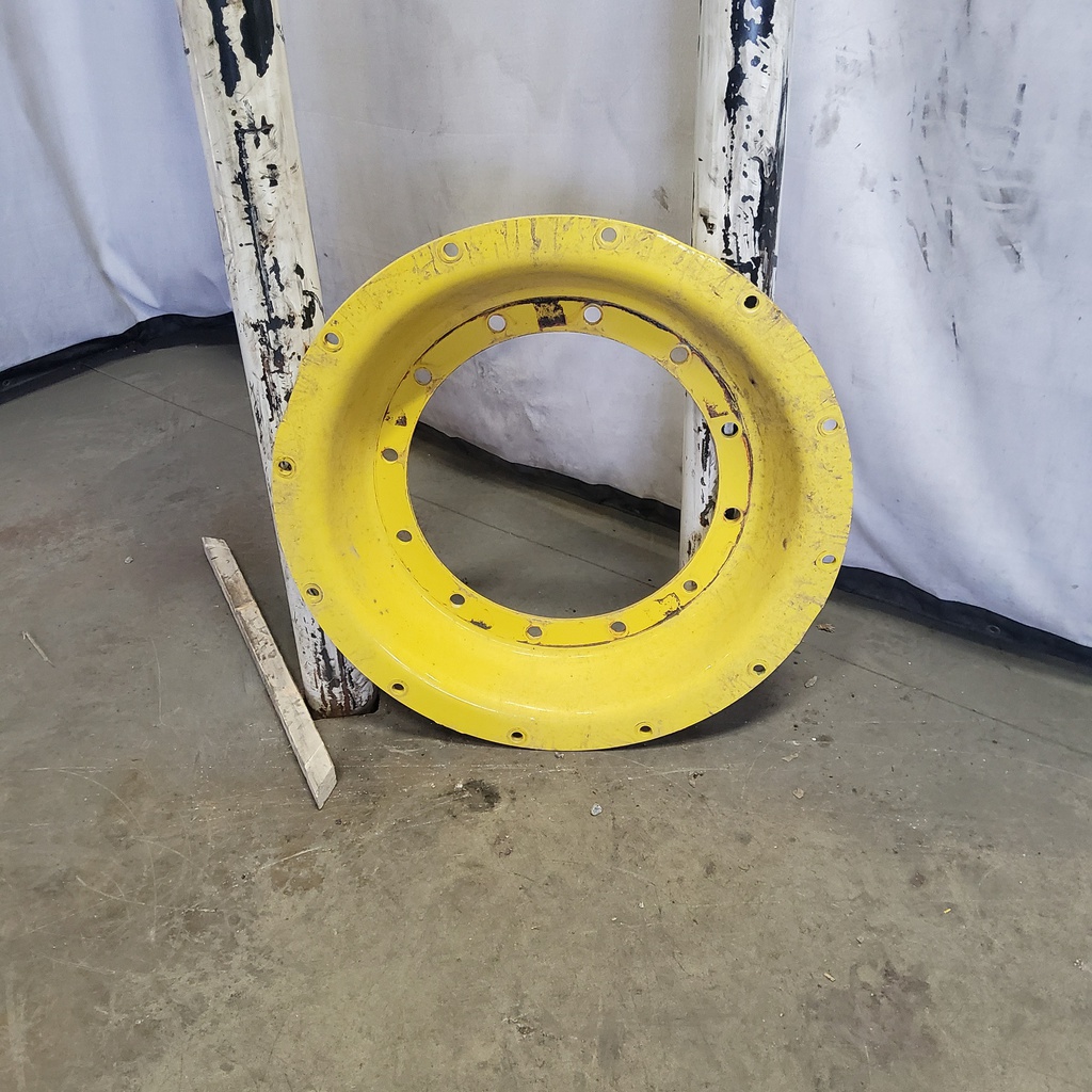 12-Hole Stub Disc Center for 34" Rim, John Deere Yellow