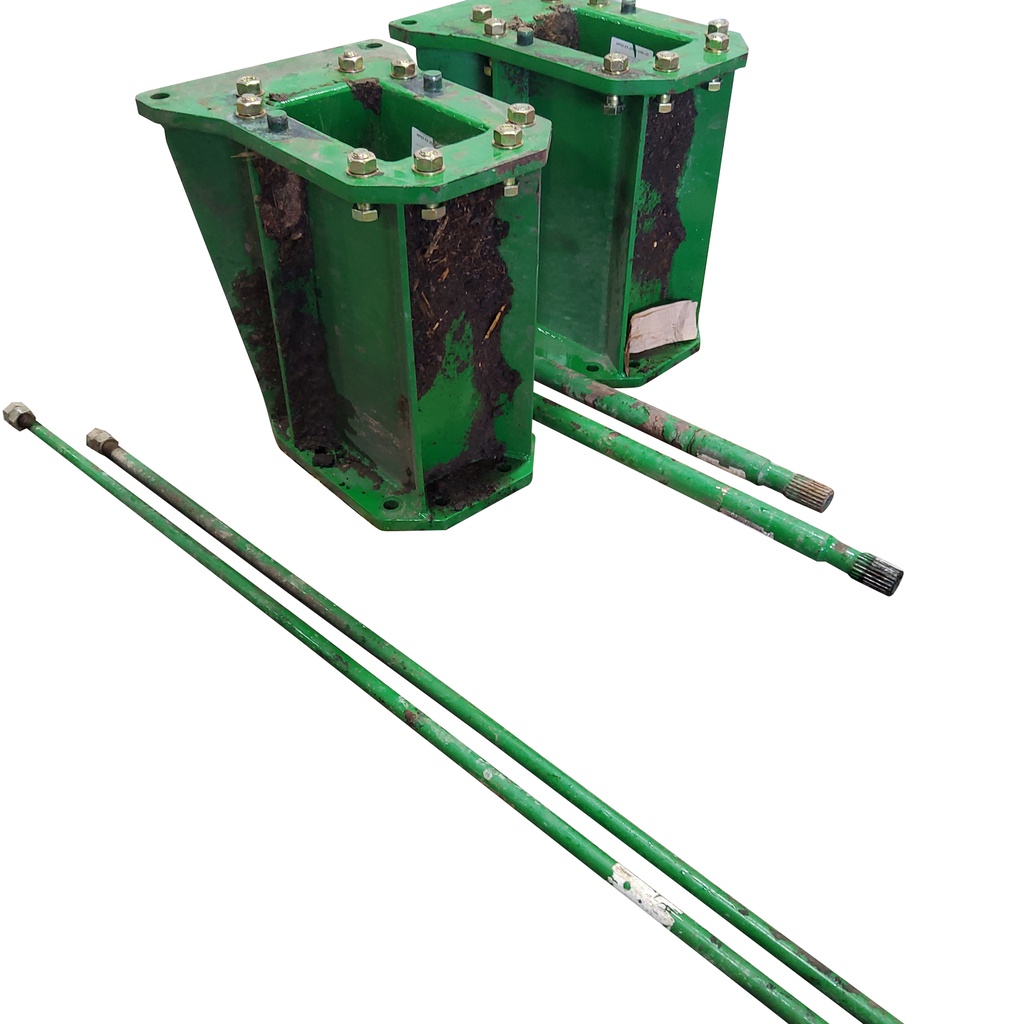 23.5"L Combine Frame Extension, w/Shafts, Hdw & Truss Rod, John Deere Combine 9000STS/"S" Series ("B" Std 18/18 Spline Long/Short Drive Shafts), John Deere Green