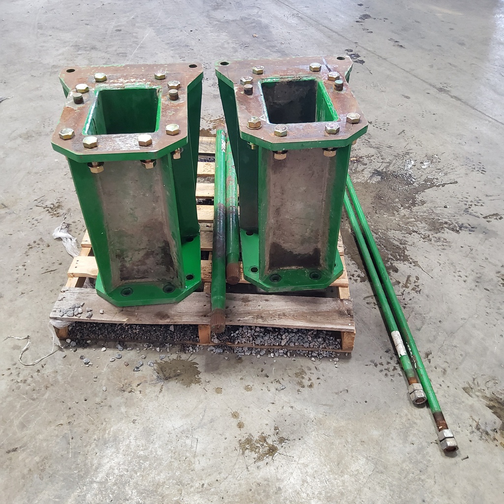 23.5"L Combine Frame Extension, w/Shafts, Hdw & Truss Rod, John Deere Combine 9000STS/"S" Series ("B" Std 18/18 Spline Long/Short Drive Shafts), John Deere Green