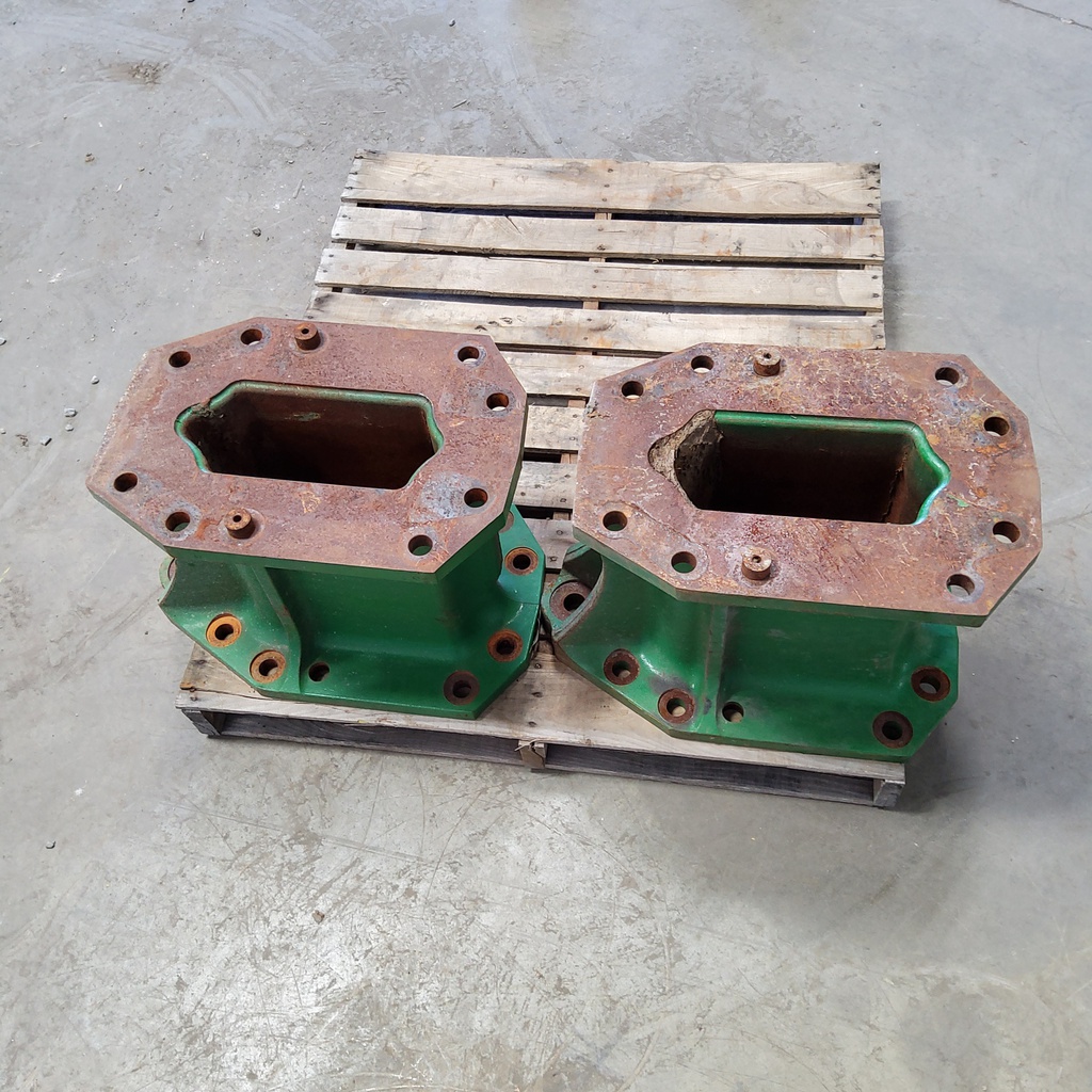 15.75"L Combine Frame Extension Ends(Left/Right), John Deere Green