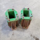 15.75"L Combine Frame Extension Ends(Left/Right), John Deere Combine 9000 Series, John Deere Green