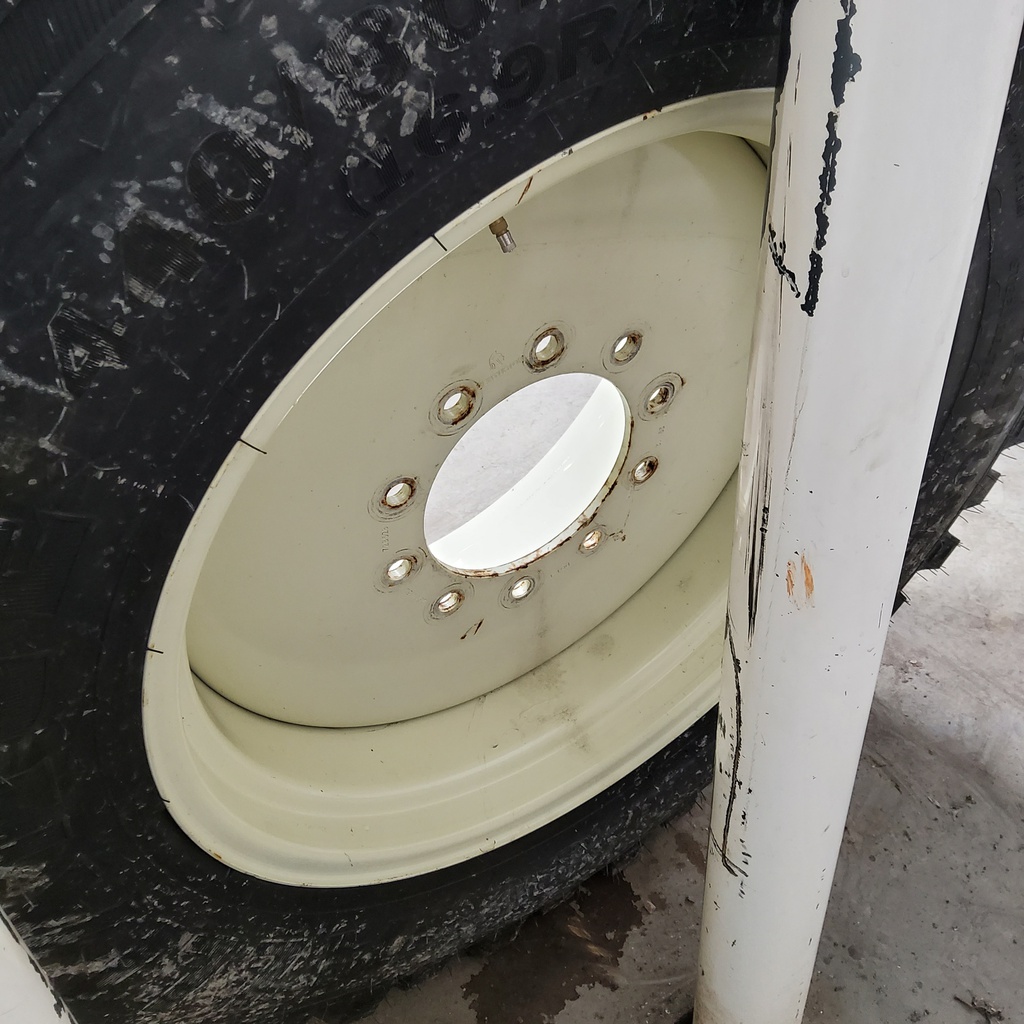 15"W x 28"D, Off White 10-Hole Formed Plate
