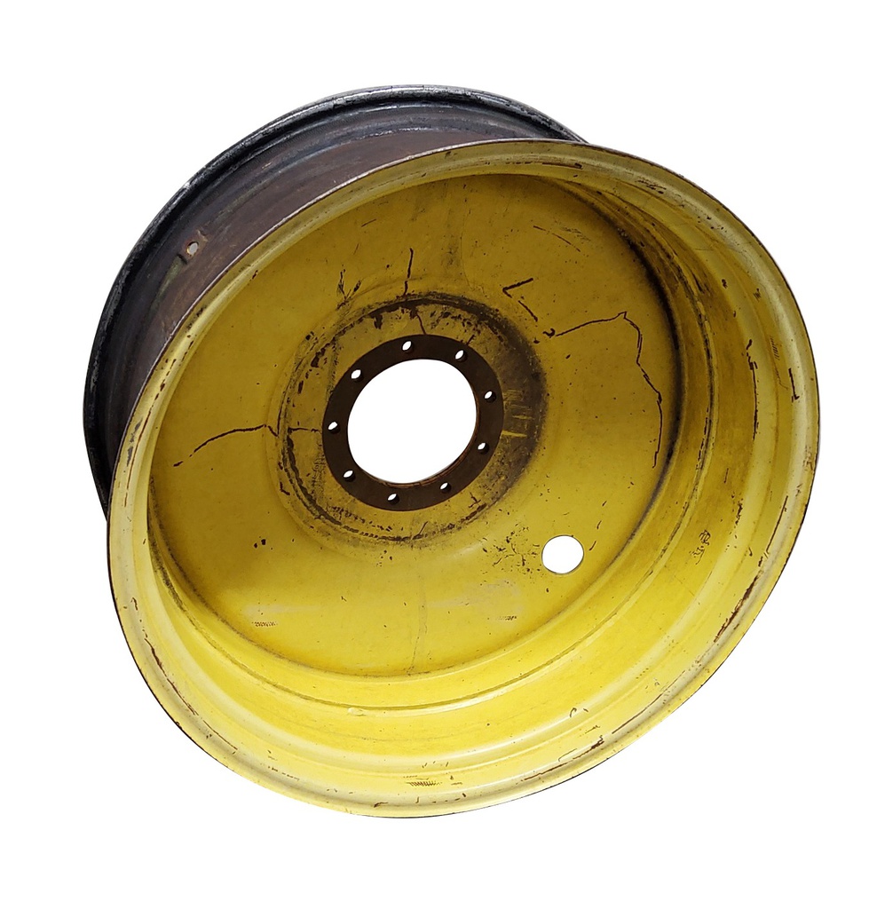13"W x 34"D, John Deere Yellow 9-Hole Formed Plate Sprayer