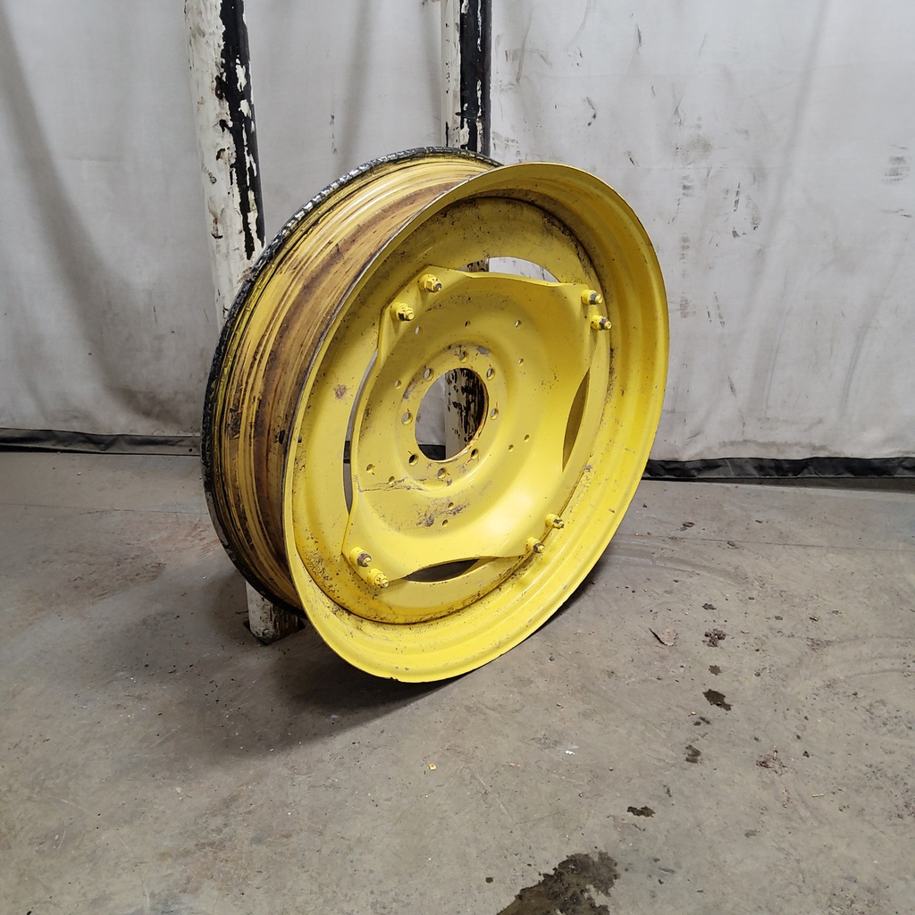 10"W x 42"D, John Deere Yellow 8-Hole Stub Disc (groups of 2 bolts)